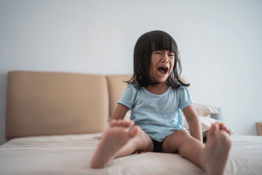 a child having a tantrum - ungrateful kids